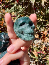 Load image into Gallery viewer, Moss Agate Skull
