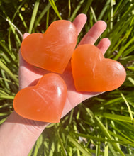 Load image into Gallery viewer, Orange Selenite Heart
